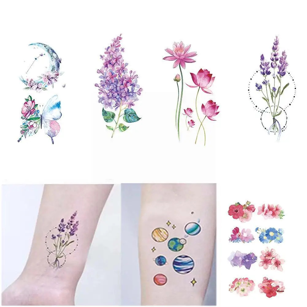 

Наклейки-татуировки водостойкие для мужчин и женщин, 3 шт.