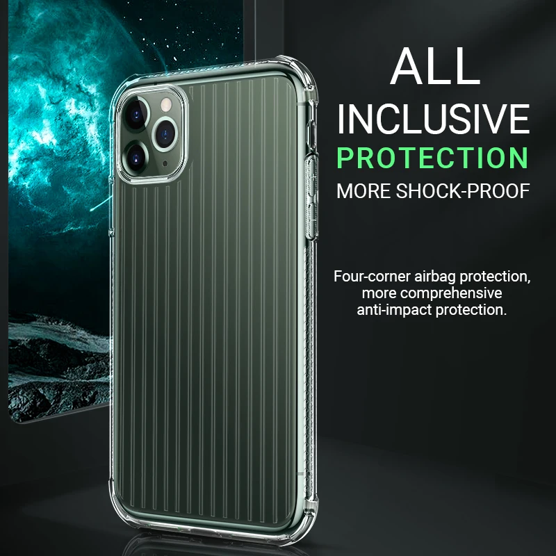 hoco противоударный прозрачный чехол для iphone 11 11Pro Pro Max TPU защитная крышка телефона