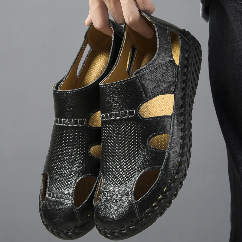 

Sandalie Men Casual Shoes Sneakers Fashion Light Breathable Safety Sandals Korean Men's Sports