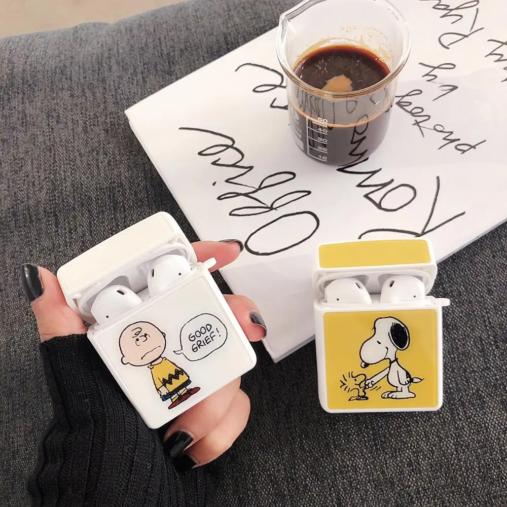 Роскошный мультяшный чехол гарнитура для Airpods зарядная коробка акриловая кожа