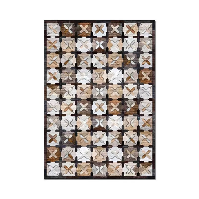 

120x160 Retro Vintage Carpet Persian Carpet Living Room Bedroom Mat Anti-slip Area Carpet Absorbing Boho Moroccan Tabisstyle