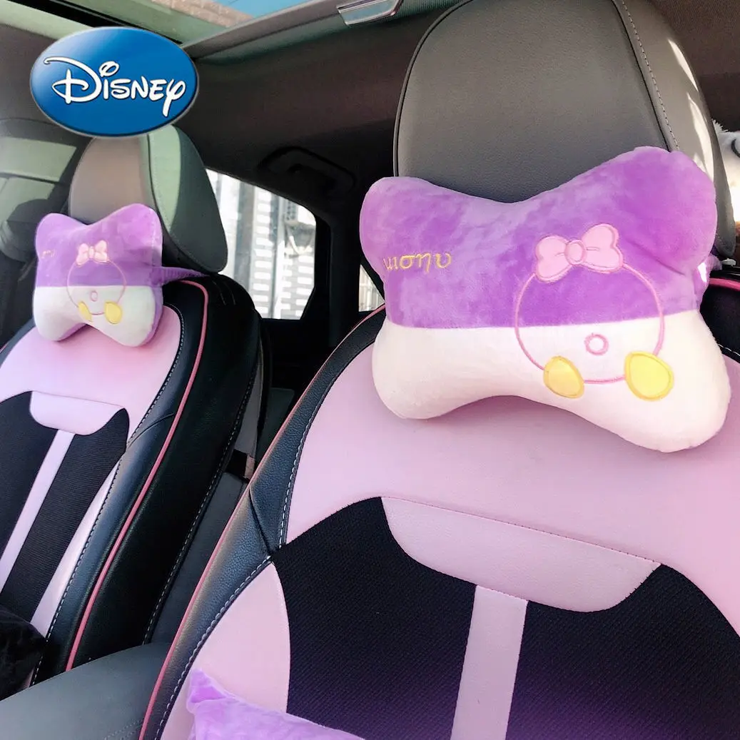 

Disney Cute Cartoon Mickey Daisy Donald Duck Car Headrest Waist Pillow Creative Car Decoration