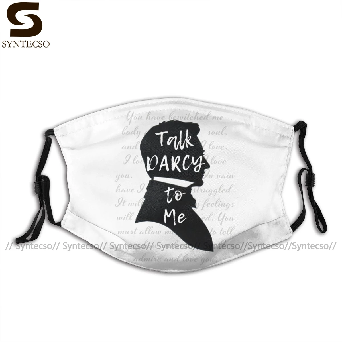 

Mr And Mrs Mouth Face Mask Literary Gift Jane Austen Funny Book Lover Facial Mask Polyester for Adult Mask