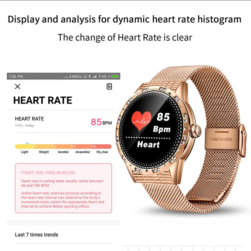 LIGE Новая мода smart watch женские мужские спортивные водонепроницаемые часы сна