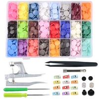 t5 plastic snap button set color sewing clip with home tailor pliers tool kit easy snap button replacement sewing storage box