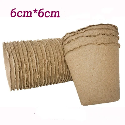 10 шт. Бумага горшки стартеры для рассады травы семян детской чашки комплект