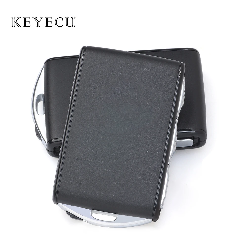 Keyecu 2 шт./лот оригинальный черный смарт-ключ без ключа дистанционный ключ 4 кнопки