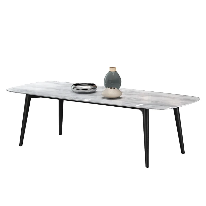 2018 новый модный современный искусственный мраморный обеденный стол для столовой
