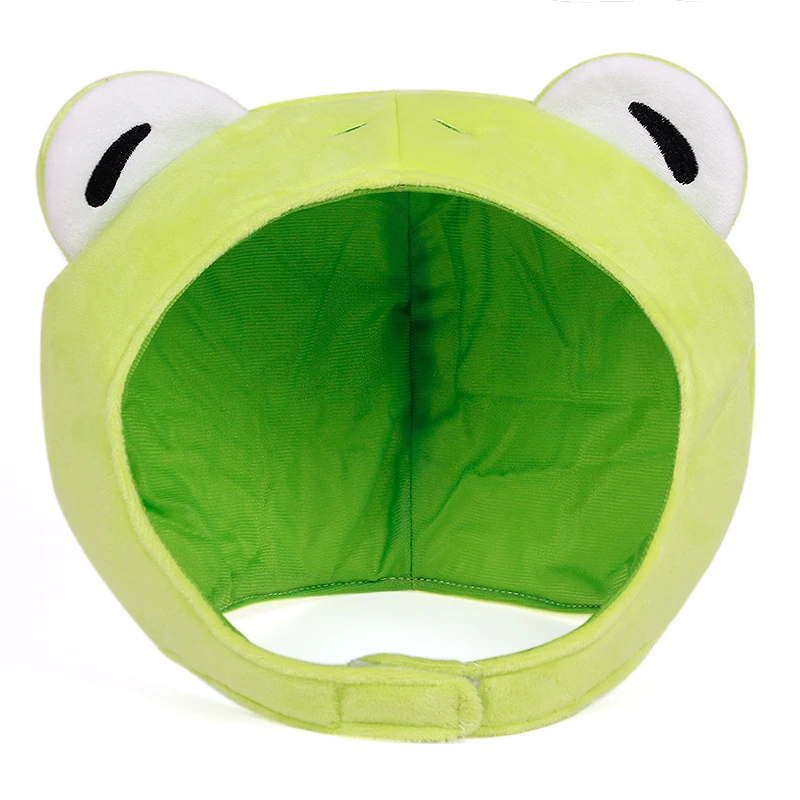 

Girl Cute Frogs Animal Plush Earflap Beanie Hat Head Ear Warmer Cosplay Props Fluffy Beanies Hats Skullies Birthday Gifts gorras