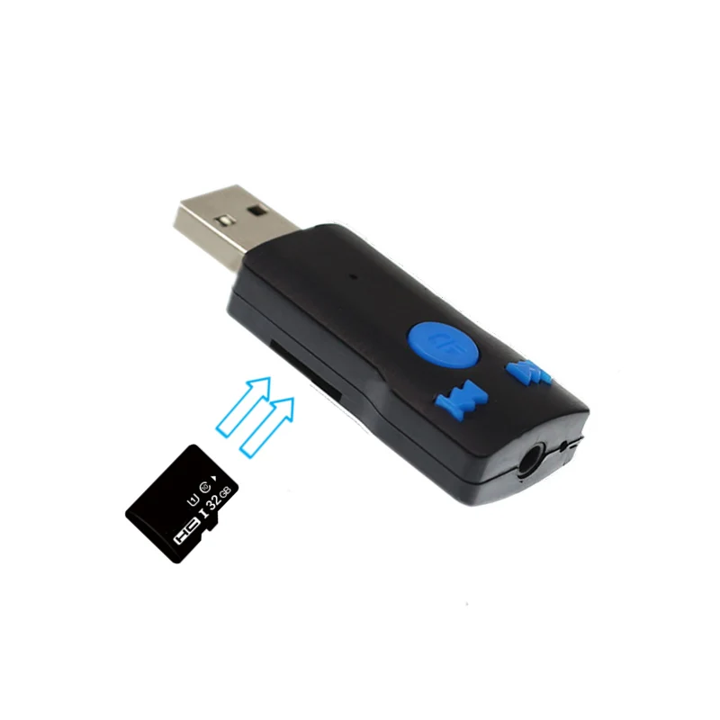 Черные беспроводные автомобильные аксессуары портативный музыкальный контроль