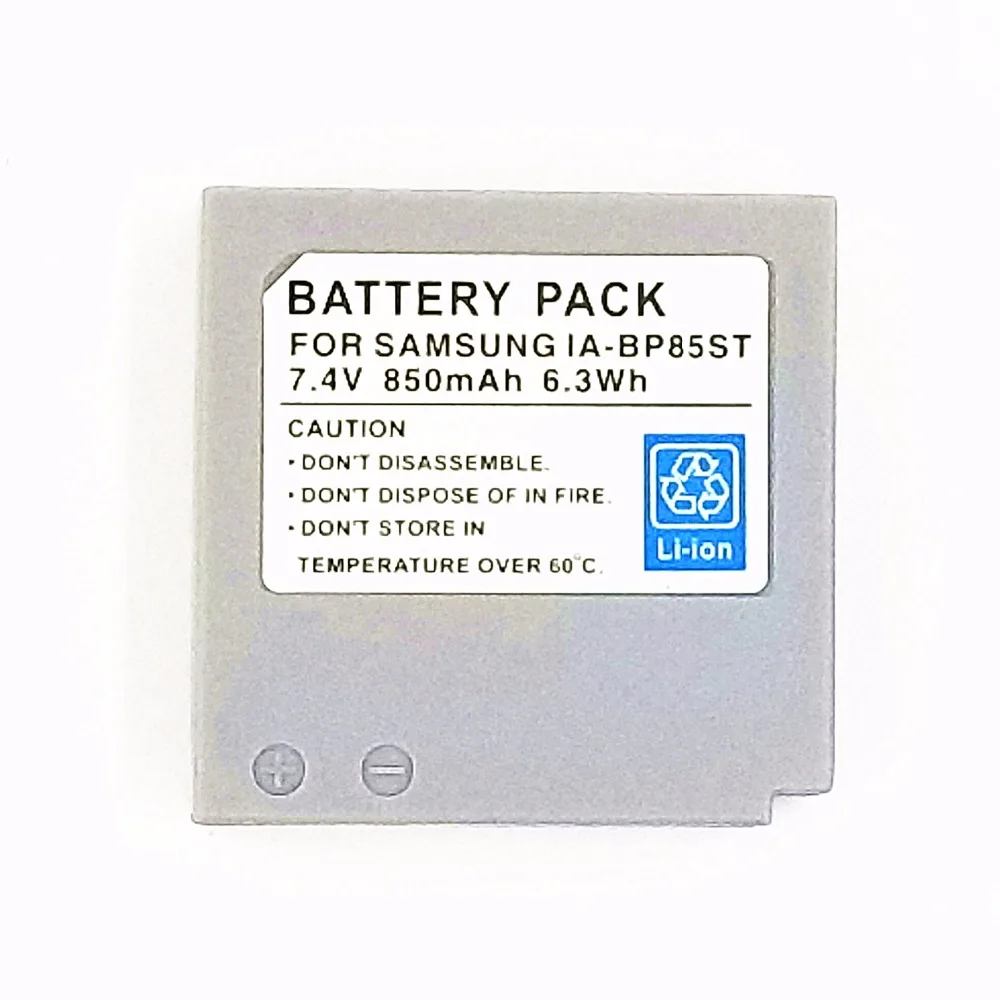 

WHCYonline 850mAh IA-BP85ST IA BP85ST IABP85ST Digital Camera Battery For Samsung VP-10AH VP-MX10AU SC-HMX10 SC-MX10A SC-MX20L