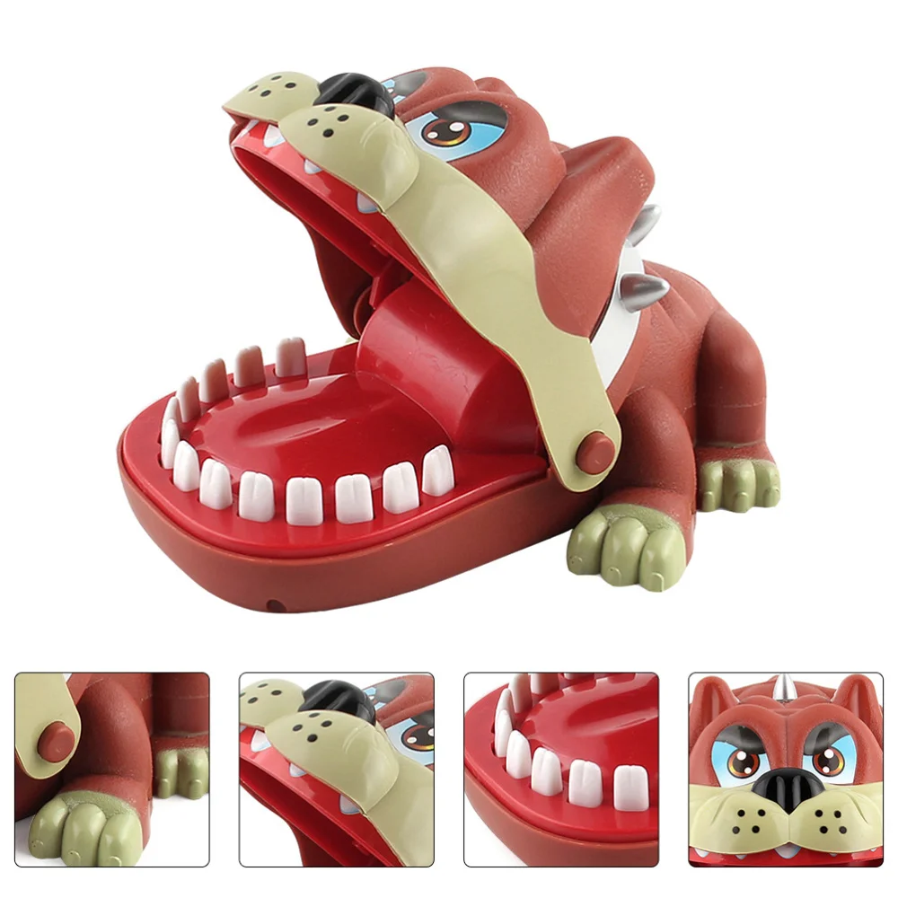 

1Pc Dog Mouth Bite Fingers Shooter Cartoon Plaything Funny Trick
