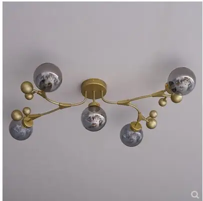 Роскошный романтический потолочный светильник в скандинавском стиле для