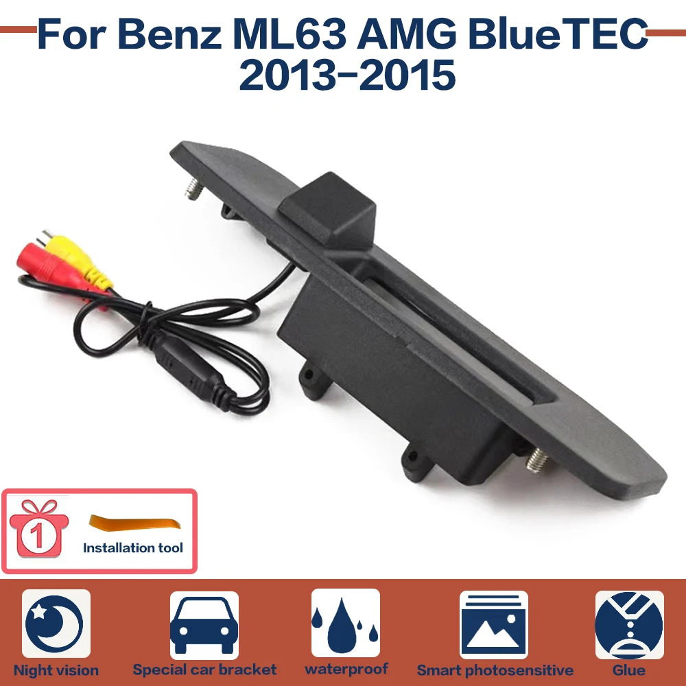 Car Rear View Reverse Backup Camera Parking Night Vision Full HD For Benz ML63 AMG BlueTEC  2013-2015