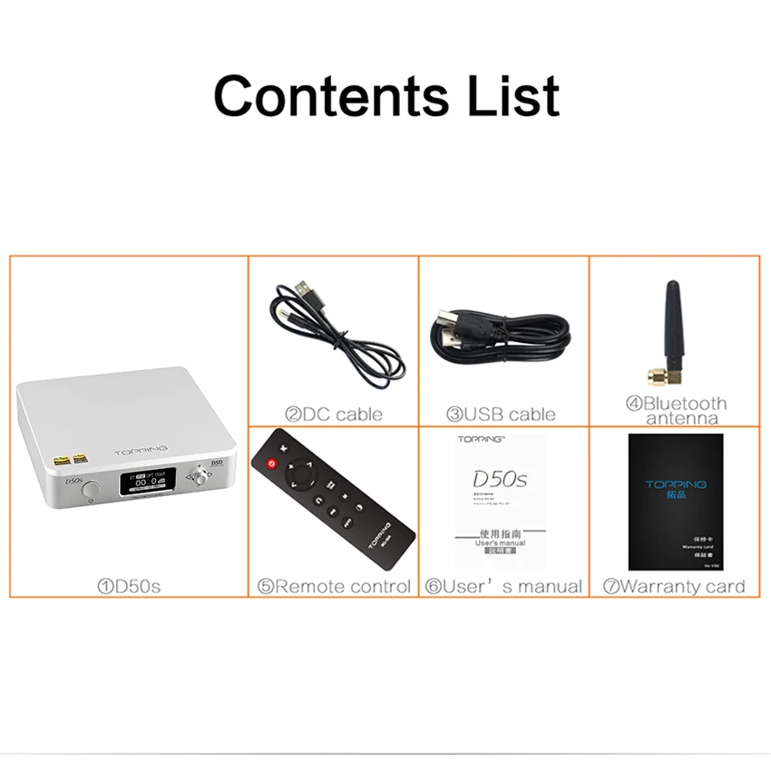 Топпинг D50/50 S Мини HIFI аудио декодирование ES9038Q2M* 2 USB ЦАП XMOS XU208 DSD512 32 бит/768 кГц OPA1612 USB/OPT/коаксиальный вход - Цвет: D50S Silver