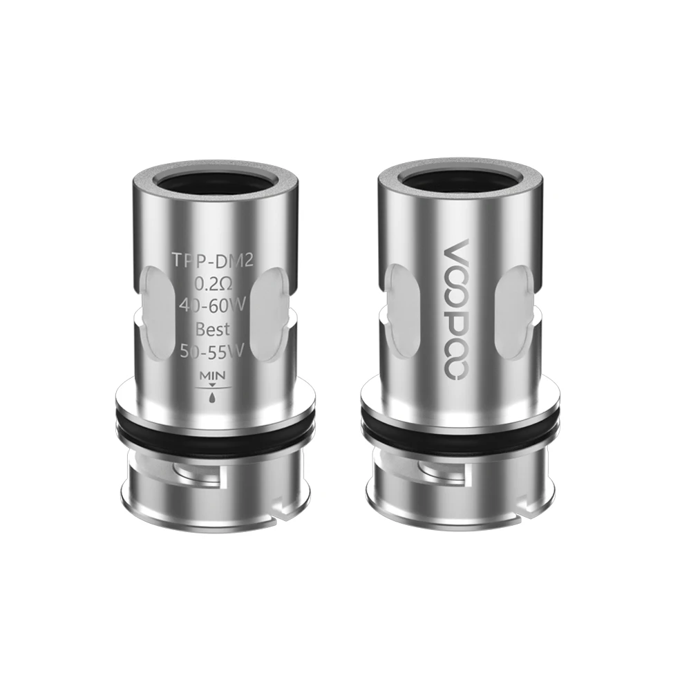 Оригинальные сетчатые катушки VOOPOO TPP DM2 сопротивление 0 2 Ом DL 40-60 Вт для Drag X Plus Pro 3