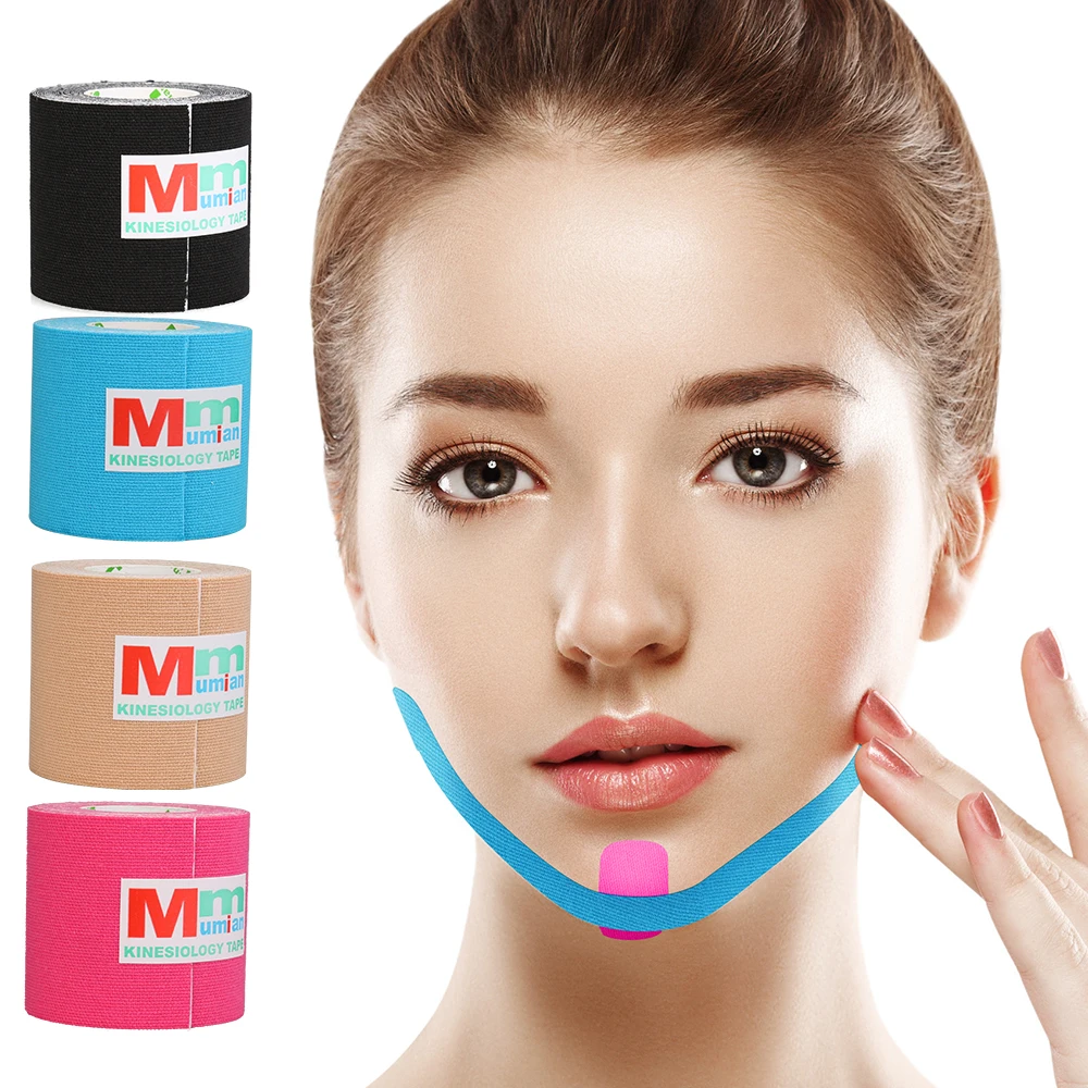 

Эластичная хлопковая лента для снятия боли в мышцах, для подтяжки лица