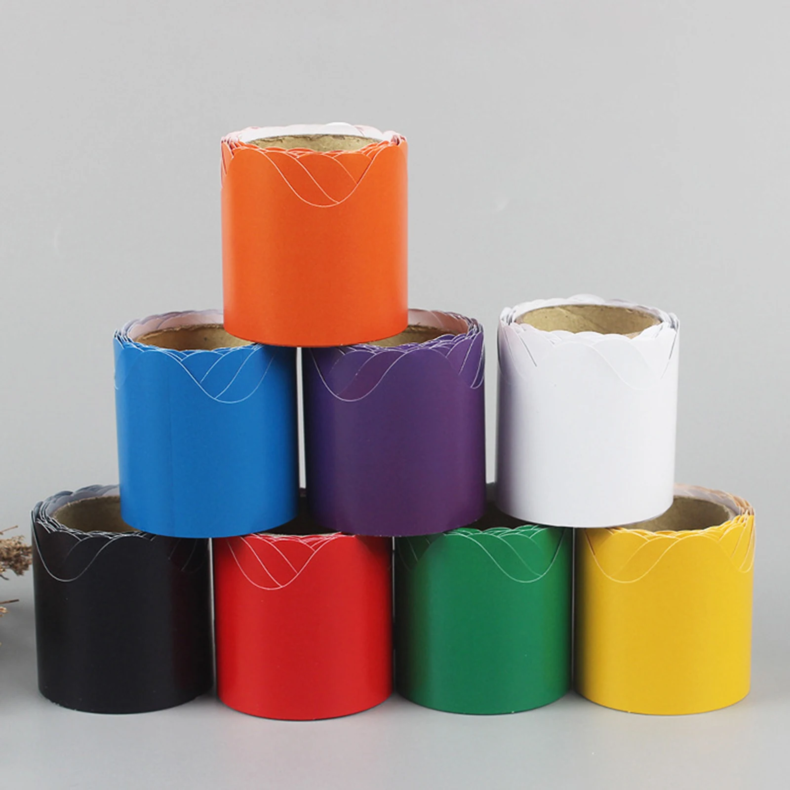 

8 х зубчатая доска для объявлений, рулонная многоцветная бумага для объявлений, домашних домов или искусственных карт (2,3 дюйма x футов)