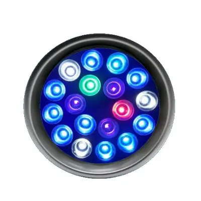 Высокая мощность 40 Вт Светодиодный светильник для аквариума Reef лампа 10 синий 6 белый 2uv для рыб коралловый риф морской SPS LPS - Испускаемый цвет: color F