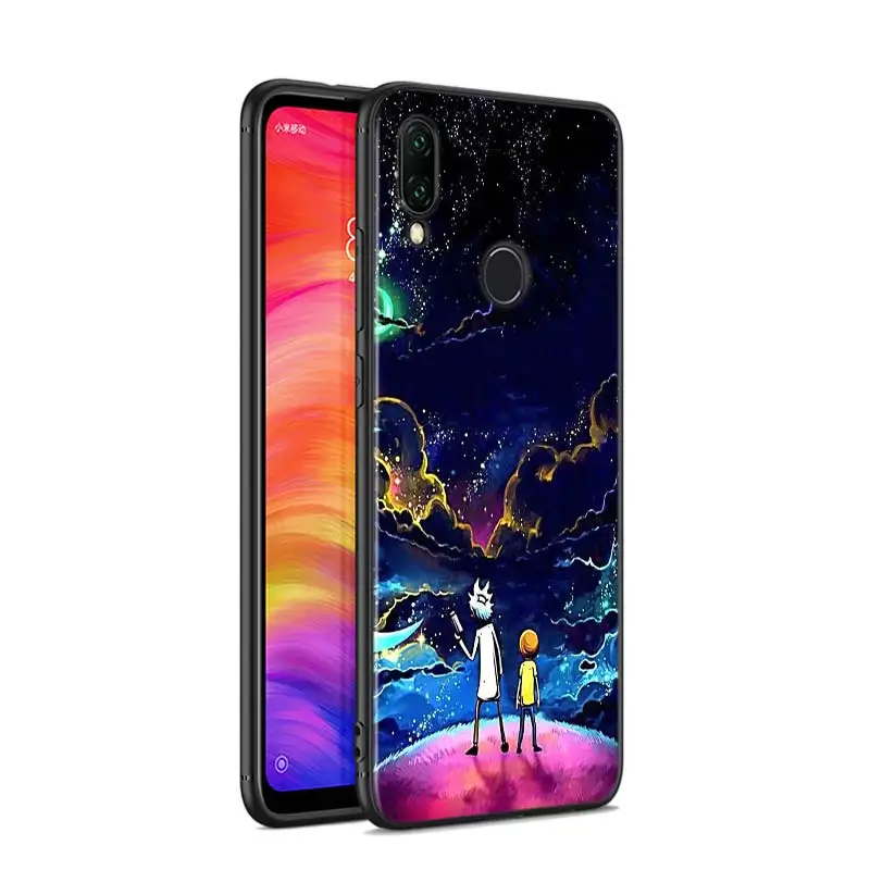 Черный силиконовый чехол Рик и Морти модный для Xiaomi Redmi Note 8 7 6 5 4X4 K20 Pro 7A 6A 6 S2 5A Plus чехол для телефона - Цвет: Style 01