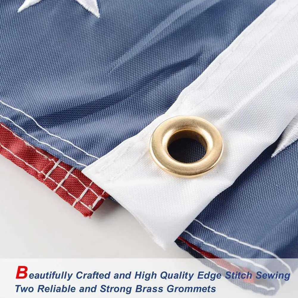 30x35 см Флаг США высокое качество двусторонний Печатный полиэстер американский