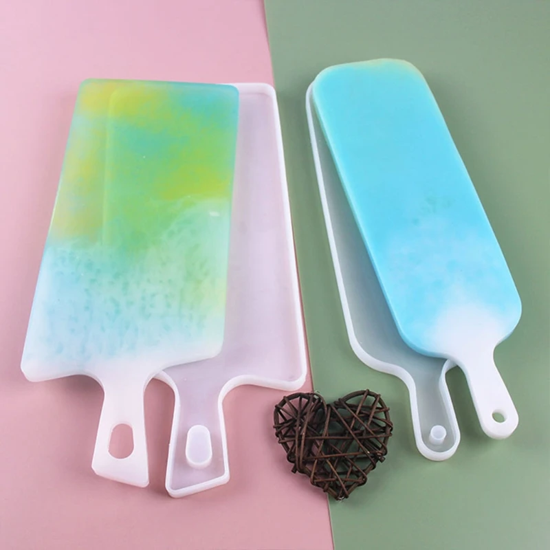 B36D Rectangular Tray Epoxy Resin Mold Fruit Snacks Serving Plate Silicone Mould DIY Crafts Home Decorations Casting Tool | Украшения и