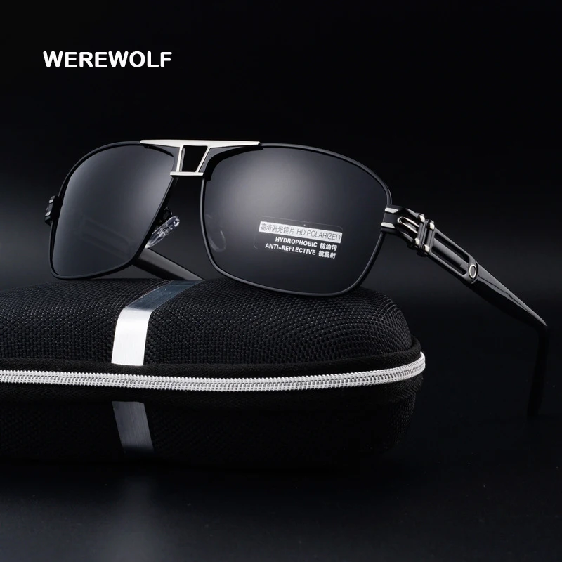 Мужские солнцезащитные очки с поляризацией брендовые крутые для вождения