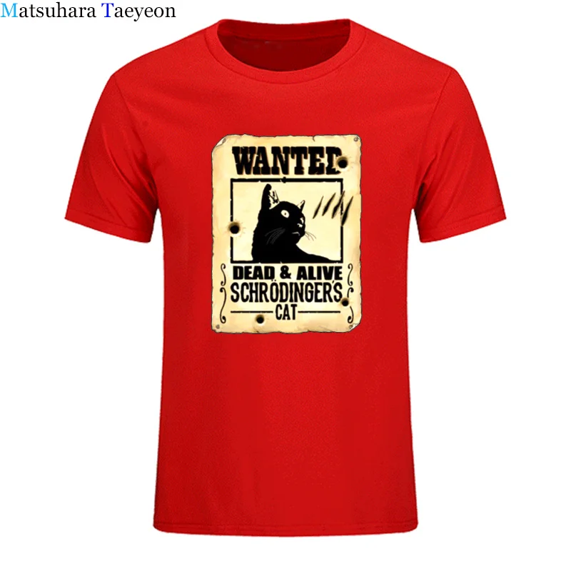 

New Summer Fashion Cat.Pet Wanted.Dead Alive T Shirts for Adult Print Tees Short Sleeve Family Design Top T-shirts Top Quality
