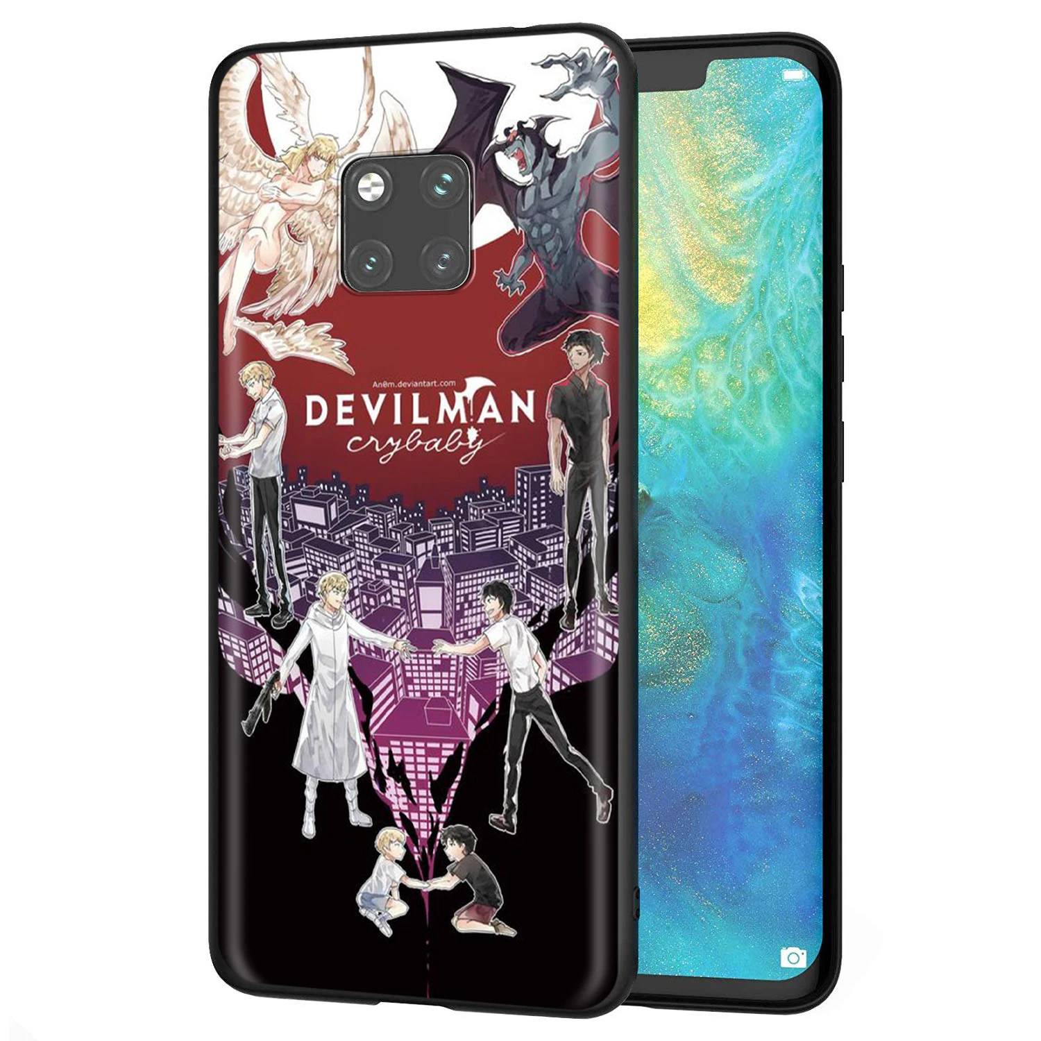 Силиконовый чехол YIMAOC Devilman Crybaby для Huawei Mate 10 P8 P9 P10 P20 Lite Pro P Y7 Y9 Smart Mini 2017 2018|Бамперы| |