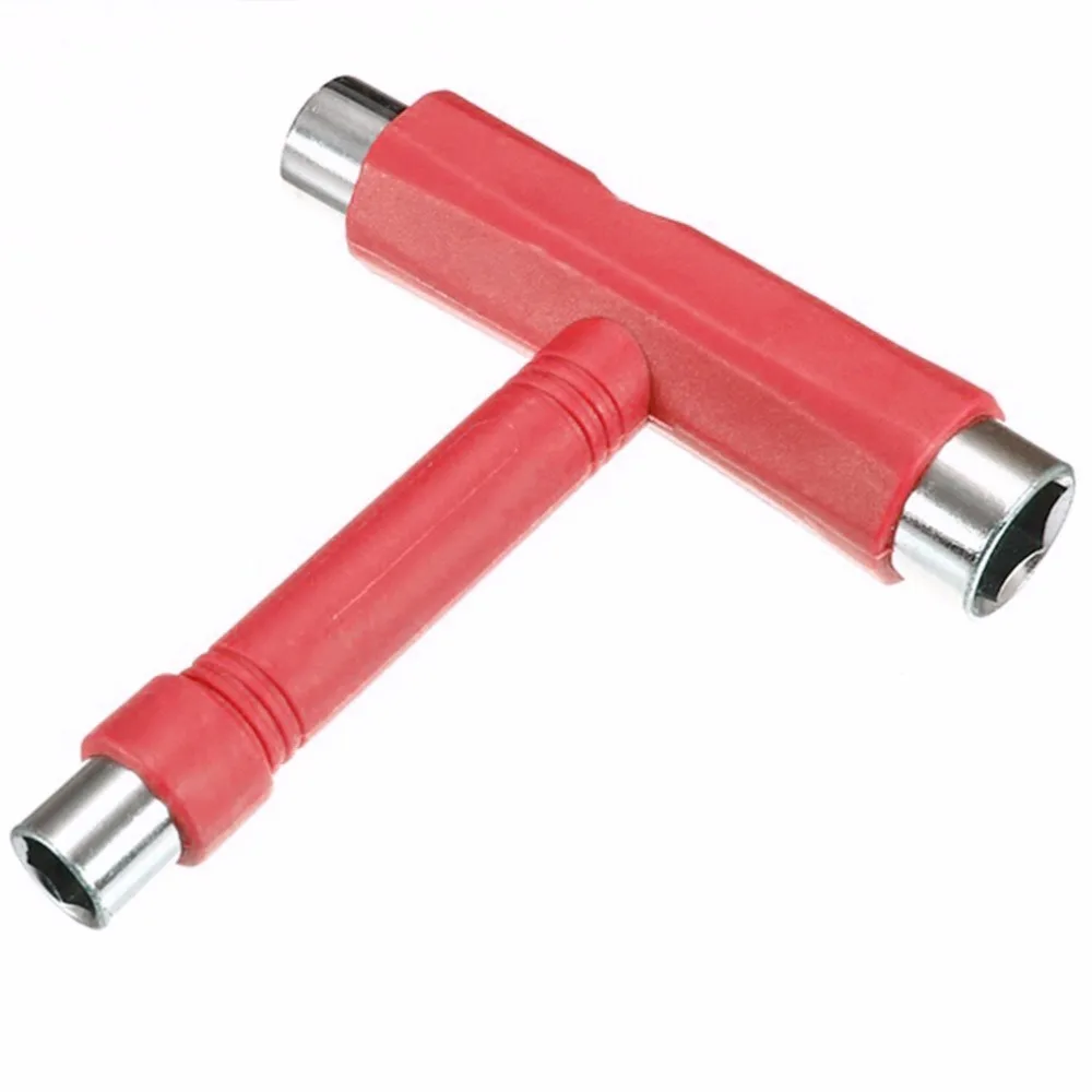 

2016 New Skateboard Tool Scooter Hoverboard Longboard T shape Multifunctional Wrench Adjusting Tool
