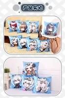 arknights silverash pramanix amiya cushion for leaning on couch pillow home decoration animation peripherals cosplay plush doll