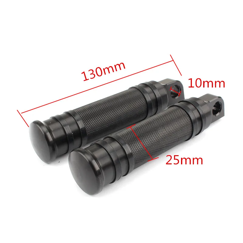 Универсальный черный подножник для мотоцикла подножки ног педали Harley Sportster 883 1200