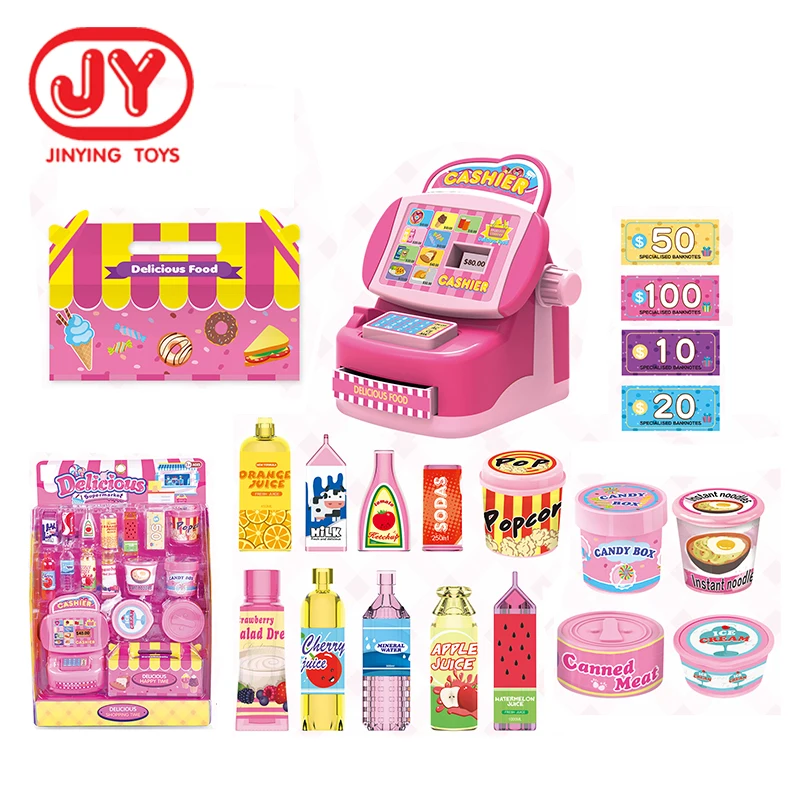 Детский подарок имитация забавных игрушек для супермаркета и напитков набор
