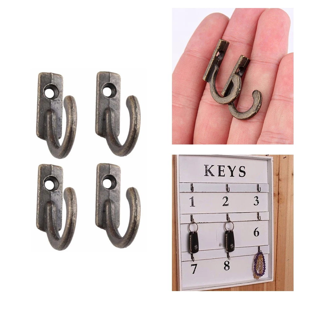 

10PCS Vintage Hat Coat Door Hooks Vintage Wall Antique Door Hanger Home Towel Hanger Bathroom Wall Hook Rack Clothes Hooks