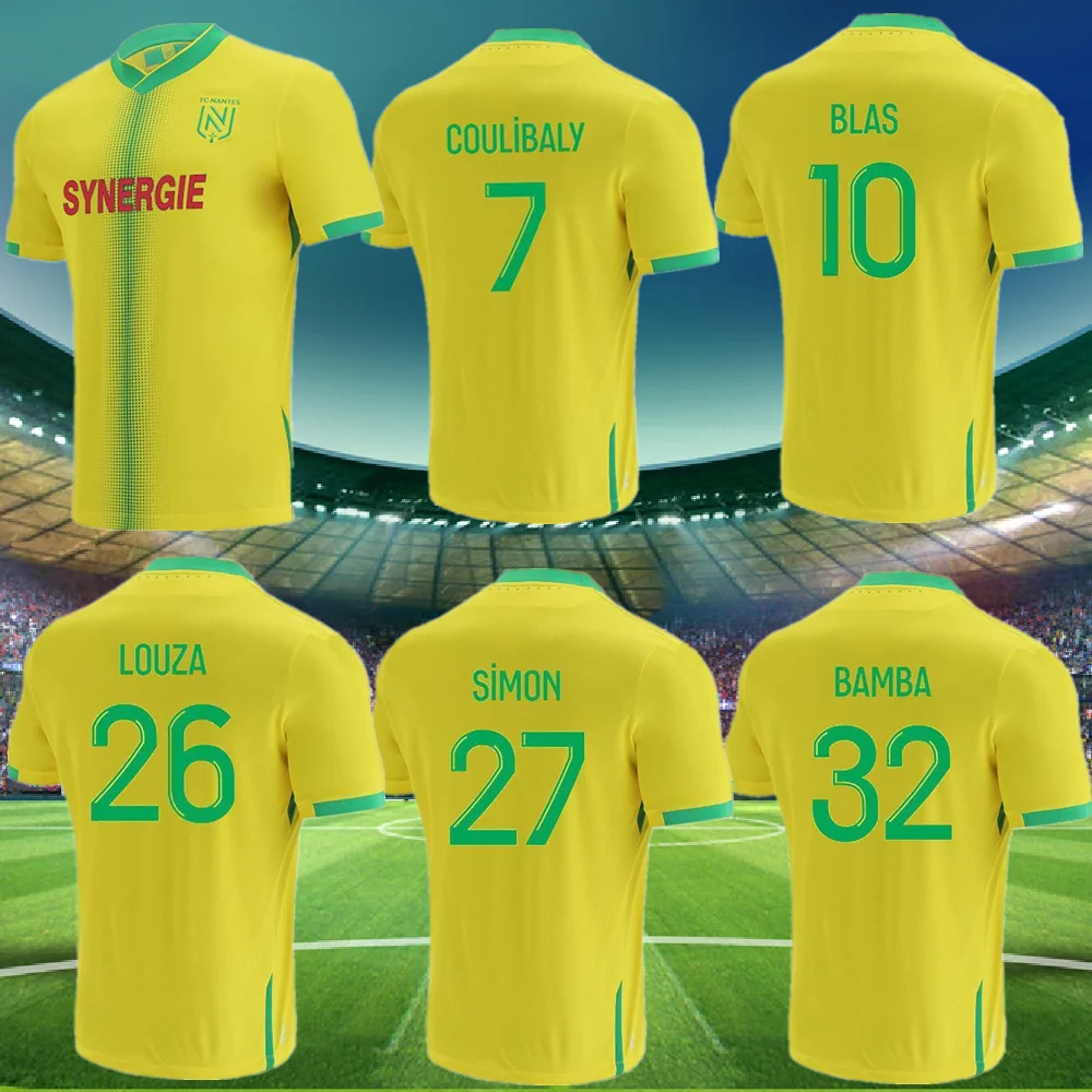 

20 21 FC Nantes Soccer Jerseys SIMON BLAS TOURE COULIBALY Jersey 2020 2021 YADE MAIGA FC Metz NIANE BOULAYA Football Shirt Jerse