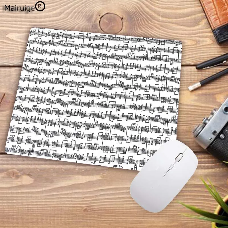 Mairuig музыкальная нота DIY Художественный коврик для мыши плеер игровая клавиатура Pad компьютер планшет Pad Размер 22X18 мм
