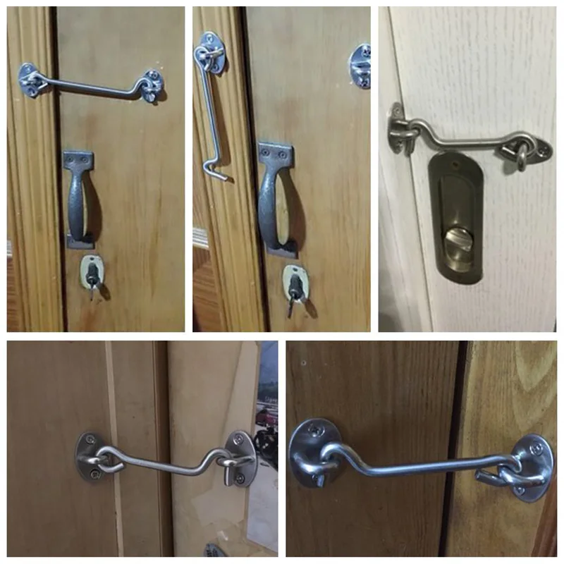 Замок для окна и двери из нержавеющей стали|Дверные задвижки| |