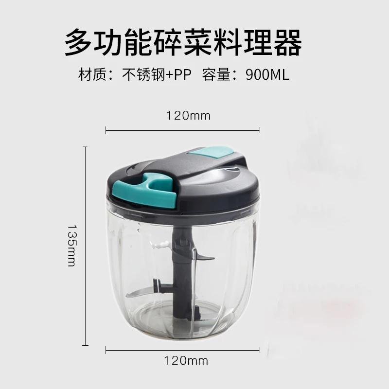 

Plastic Manual Meat Grinder Machine Vegetable High Capacity Manual Meat Grinder Tools Picadora De Carne Hand Blender EA6JRJ