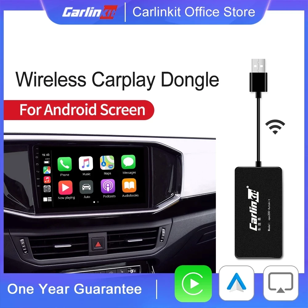 Carlinkit беспроводной Apple CarPlay /Android Авто Carplay Smart Link USB ключ для Android навигационный