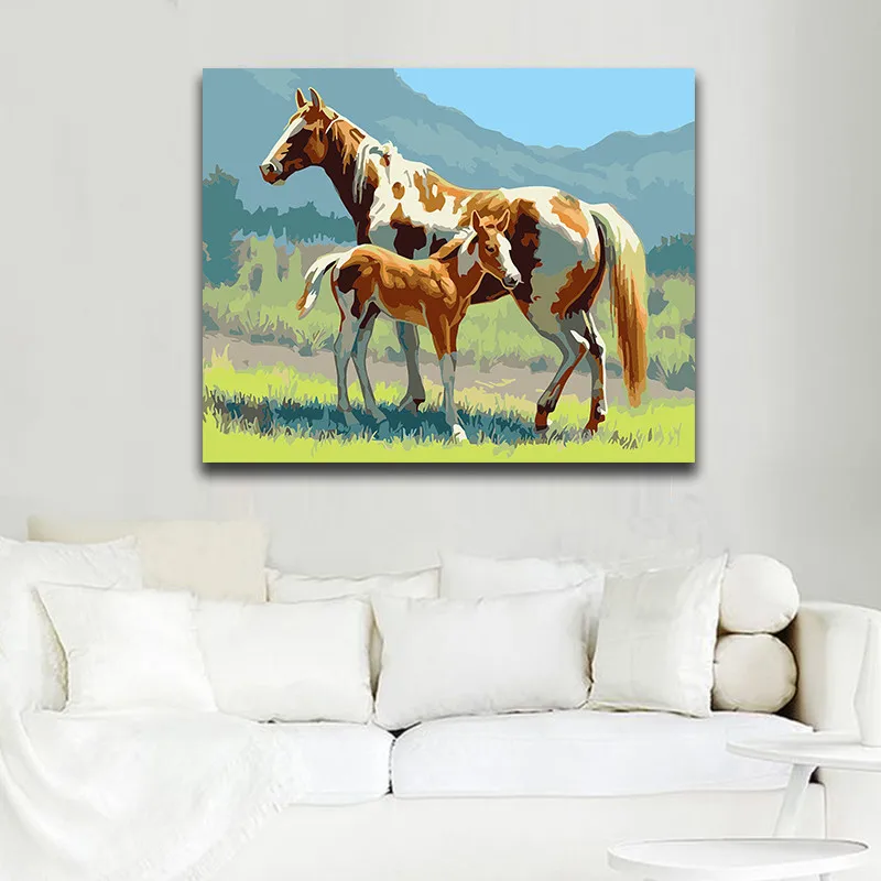 Набор для раскрашивания по номерам с рамкой|Картины номерам| |