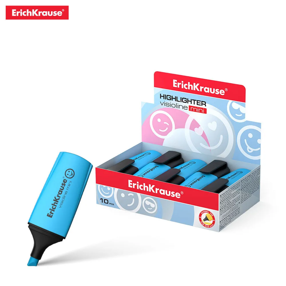 Текстмаркер ErichKrause Visioline Mini цвет чернил зеленый голубой|Маркеры| |