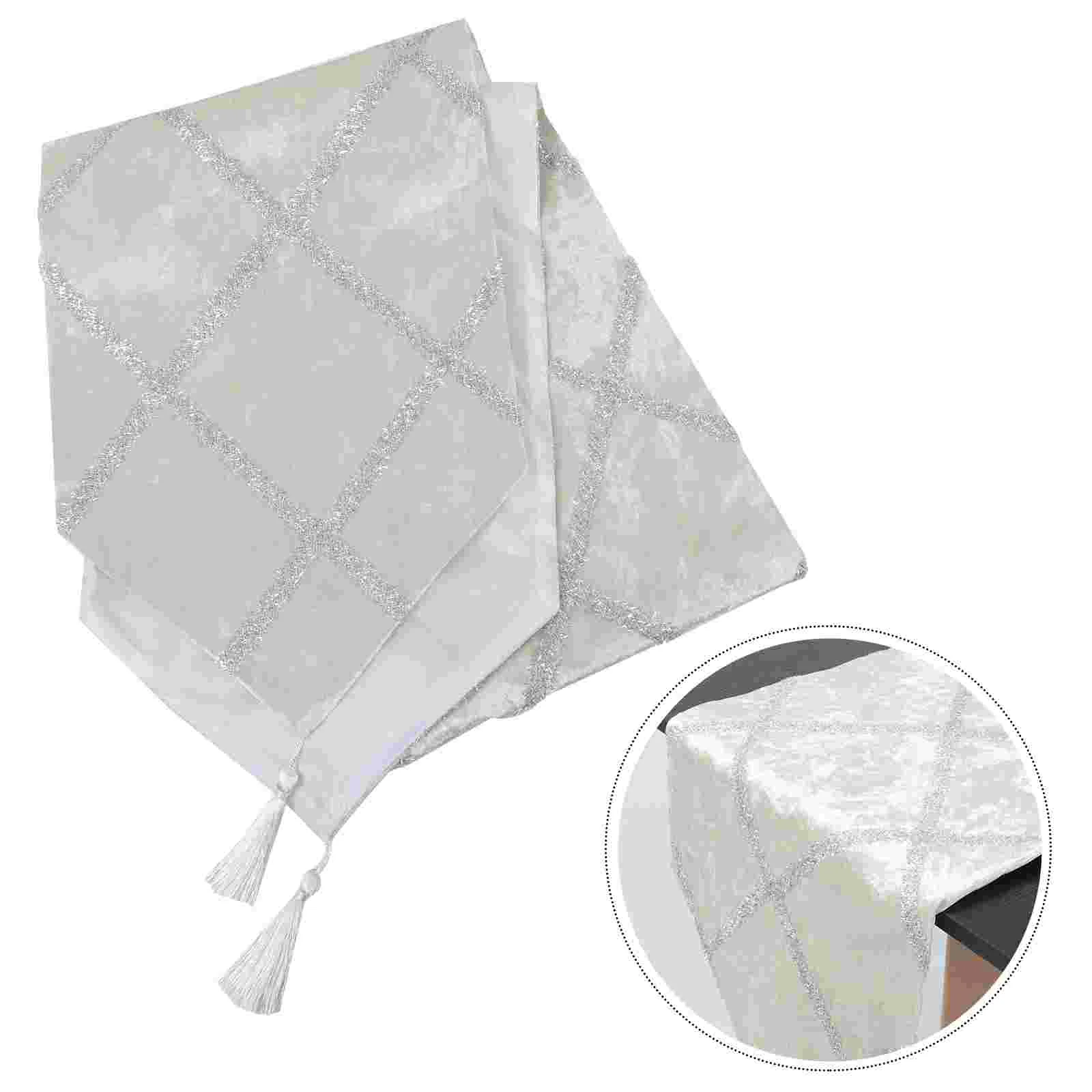 

1 шт., скатерть в стиле ретро с кисточками