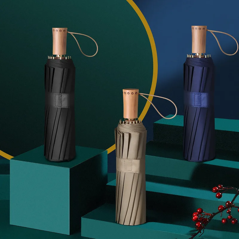 Зонт суперпрочный с 16 ребрами высококачественный Женский зонтик от дождя ветра