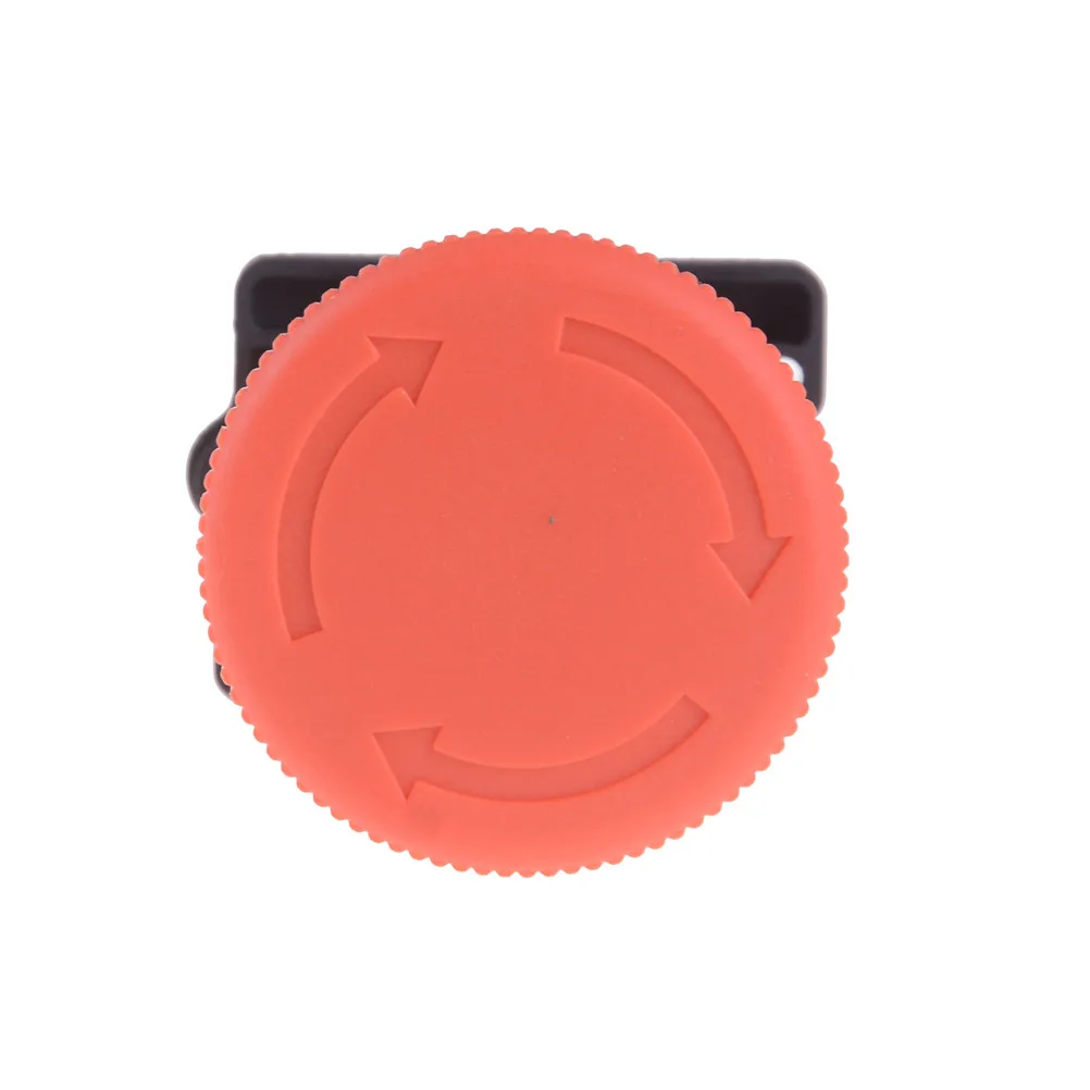 

600V Red Mushroom Emergency Stop Switch XB2-ES542 22mm NC N/C Push Button Switch For Arcade Game Machine 10A