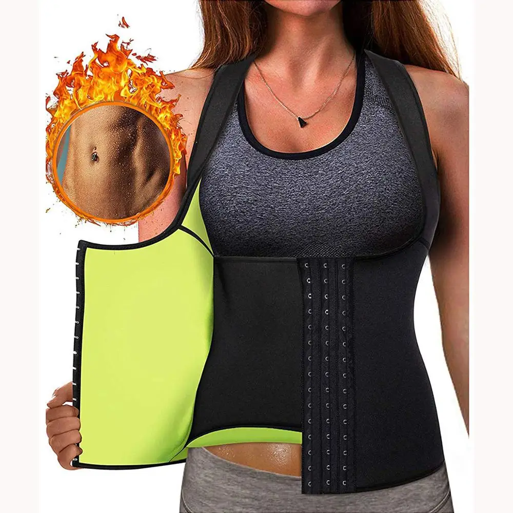 Женский неопреновый корсет для талии под грудью сауна жилет от пота