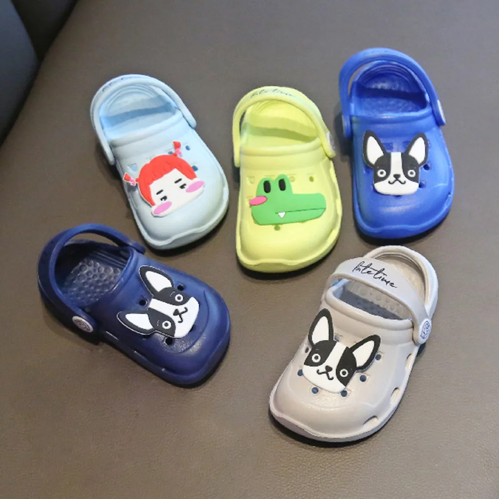 Детская модная обувь для улицы сандалии душа повседневные Нескользящие тапочки