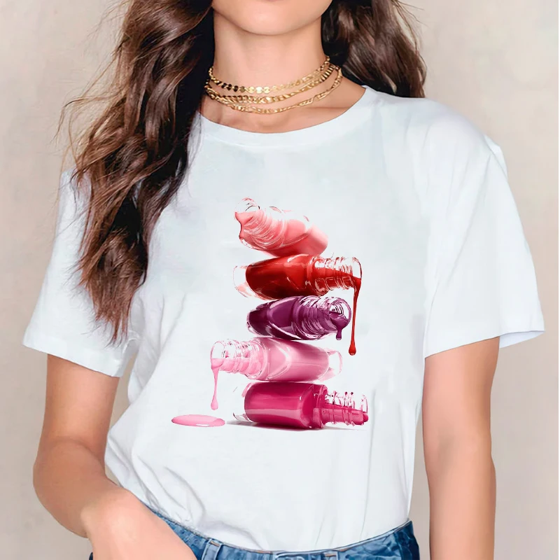 Женская футболка с 3d рисунком акварелью и коротким рукавом 2020|Футболки| |