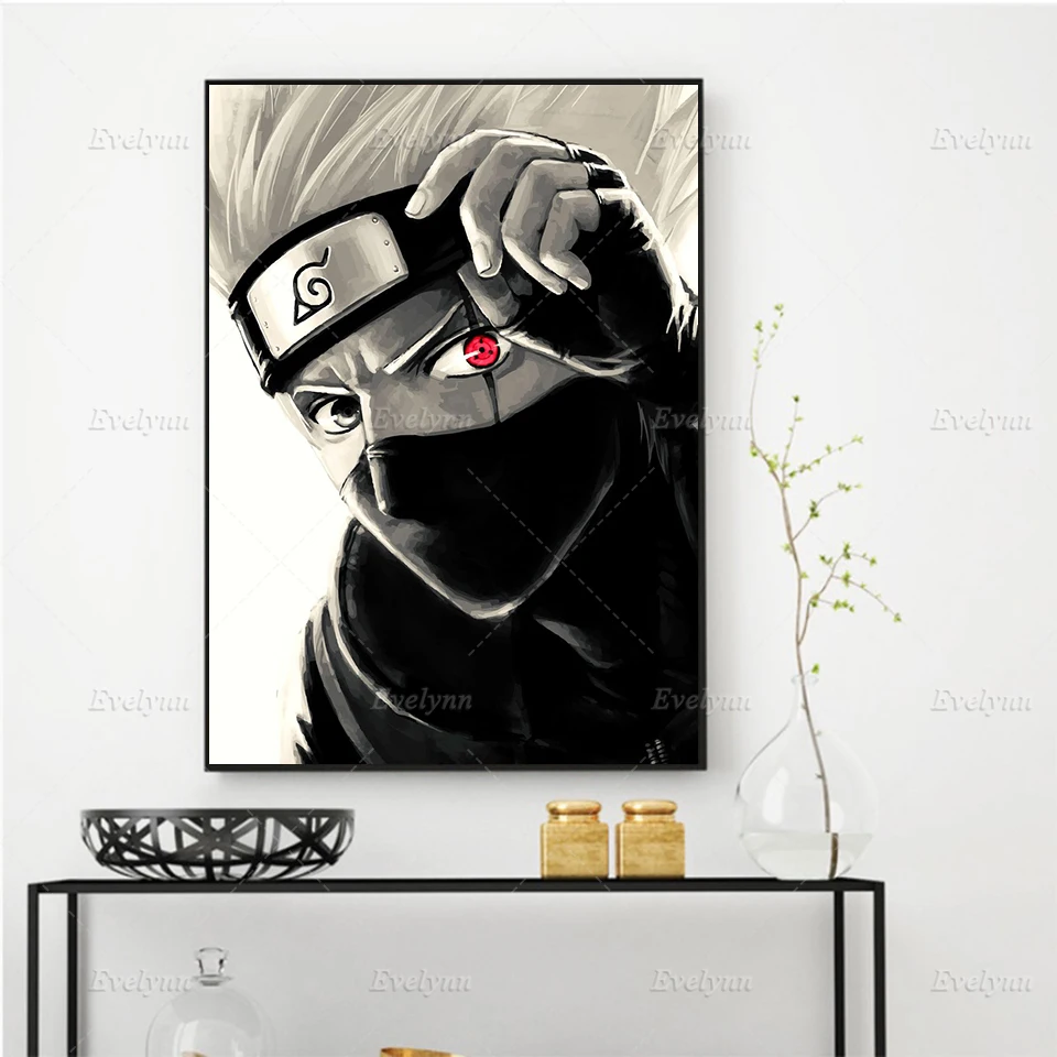 

Anime Poster Kakashi Wall Art Canvas Painting Nordic Abstract Hd Print Modular Pictures For Living Room Home Decor Frame Cuadros