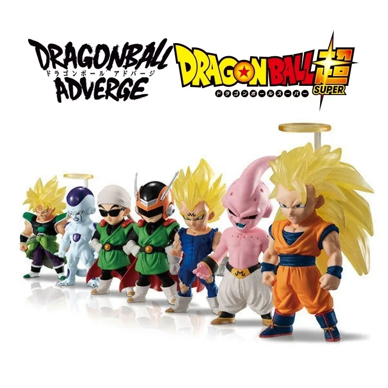 Dragon Ball Z DBZ Adverge 10 Broly Goku Vegeta Majin Buu Gohan Freza ПВХ Модель Фигурки игрушки Куклы|Игровые