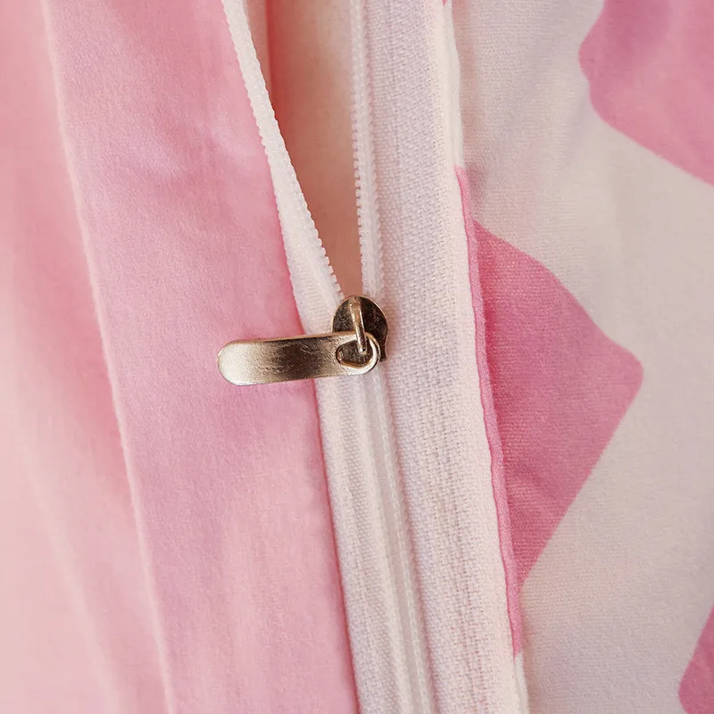 Комплект постельного белья из полиэстера мягкий с принтом пододеяльник простыня